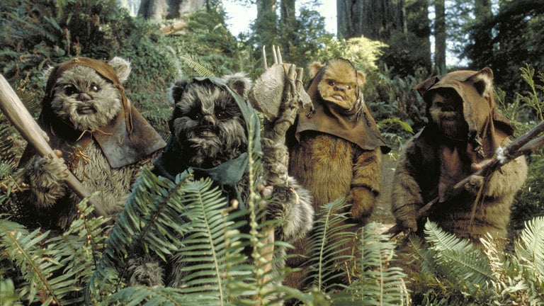 ewok village star wars movie